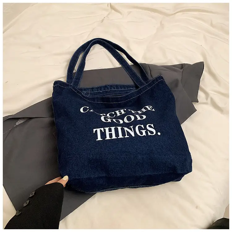 Denim Casual Shoulder Bag for Women 2024 New - Image 3