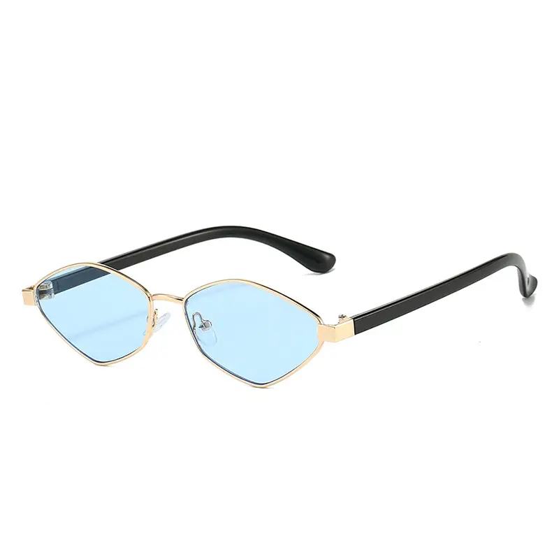 Cross-border Retro Sunglasses Gold Diamond Frame - Image 3