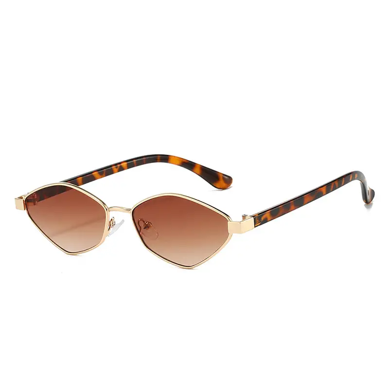 Cross-border Retro Sunglasses Gold Diamond Frame - Image 7