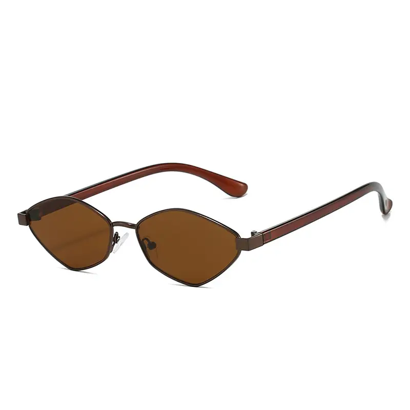 Cross-border Retro Sunglasses Gold Diamond Frame - Image 8