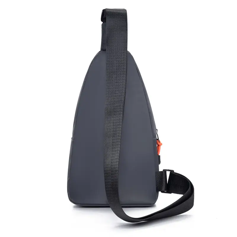 Men's Camo Chest Bag Orange Zippers — feature 23
