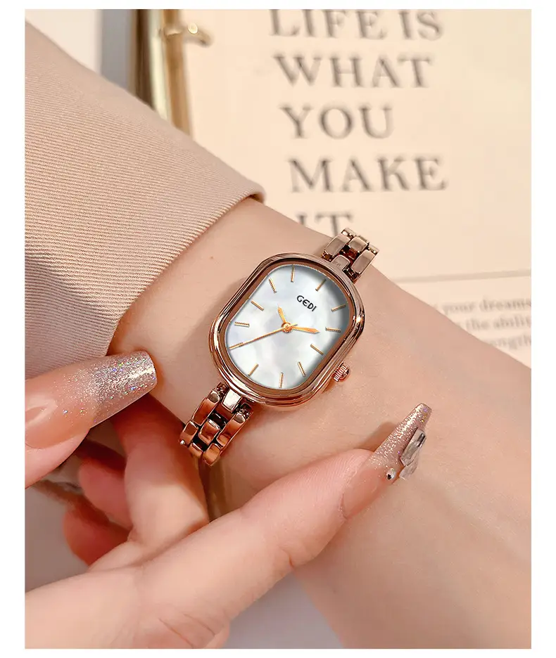 Goldie Women's Quartz Watch with Silver Alloy Bracelet — feature 11