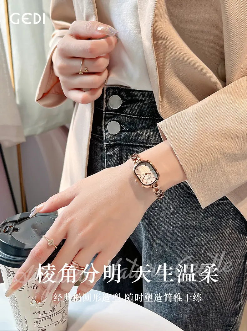 Goldie Women's Quartz Watch with Silver Alloy Bracelet — feature 2