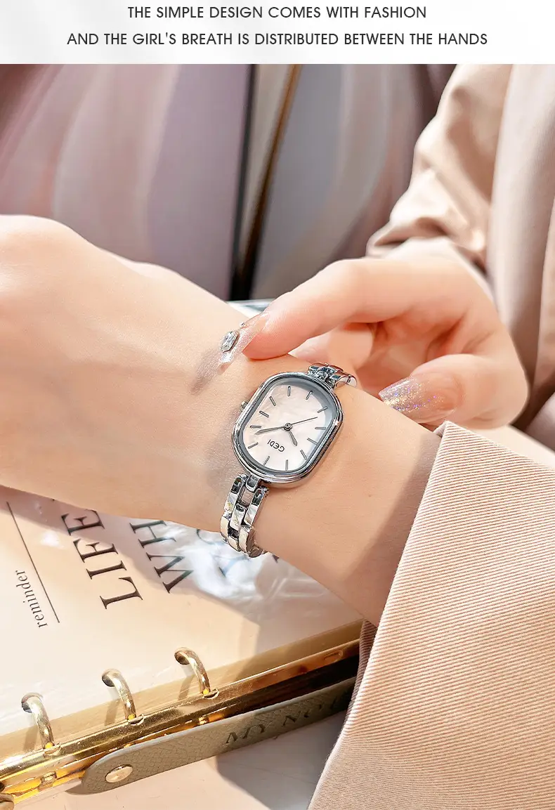 Goldie Women's Quartz Watch with Silver Alloy Bracelet — feature 4