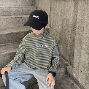 Boys Long Sleeve T-Shirt Black Winter Kids Top - Image 16