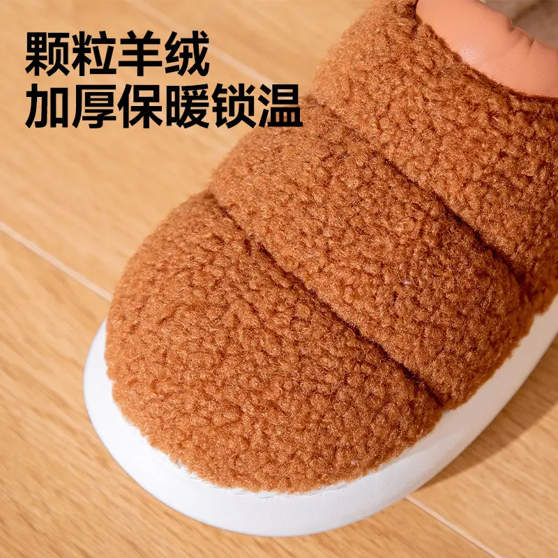 Women's Winter Warm Slippers with Heel Cover - Image 7