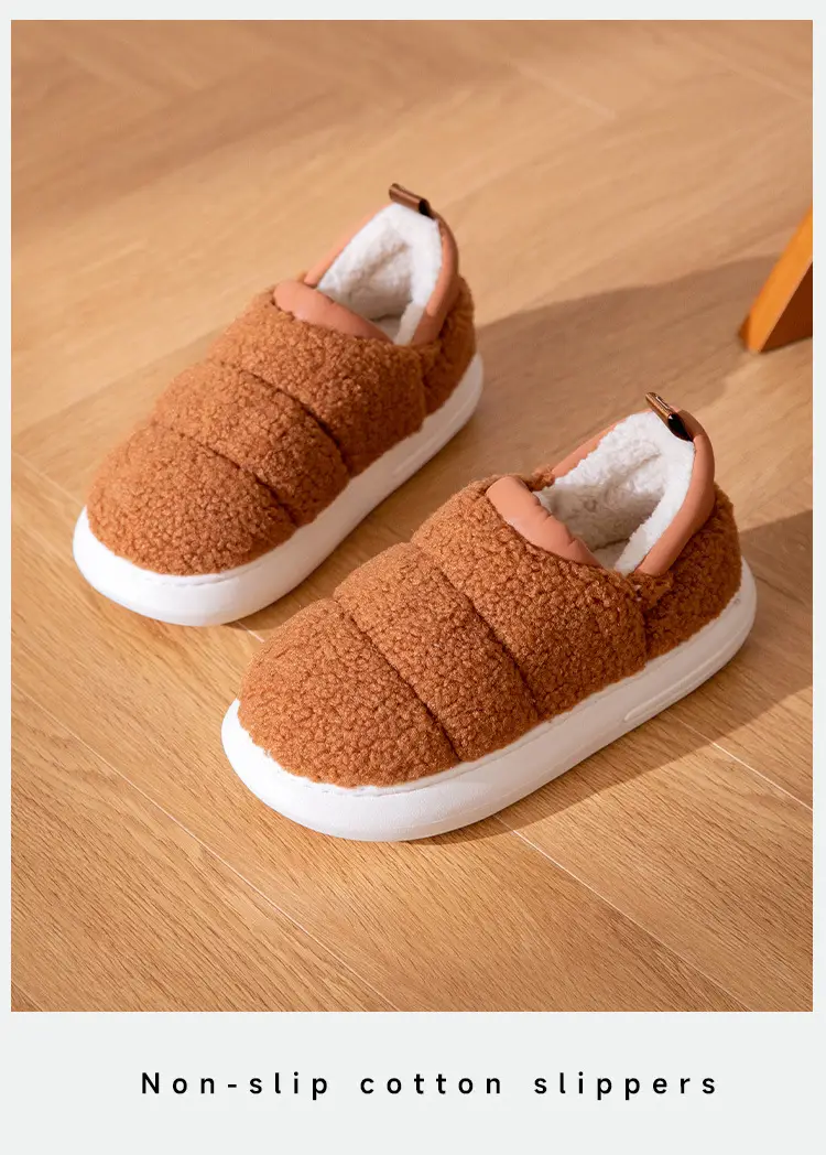 Women's Winter Warm Slippers with Heel Cover — feature 19