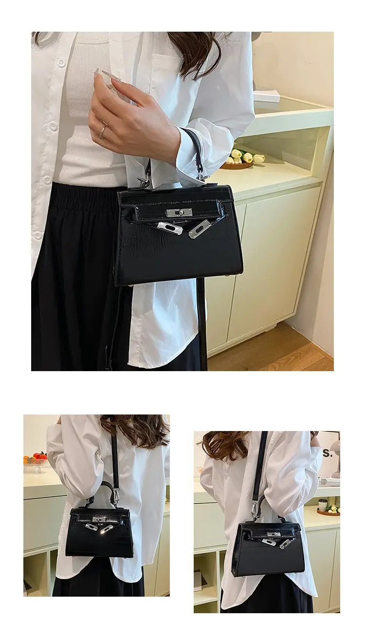 Women Korean Style Shoulder Bag Silver Grey 2025 — feature 11