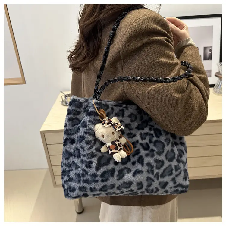 Retro Leopard Print Tote Bag for Women Autumn Winter 2024 — feature 15