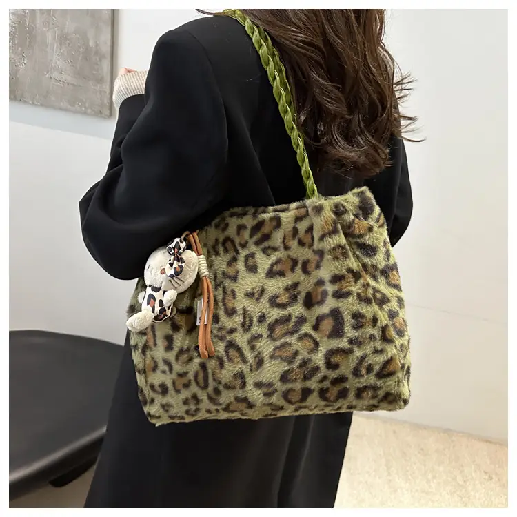 Retro Leopard Print Tote Bag for Women Autumn Winter 2024 — feature 16