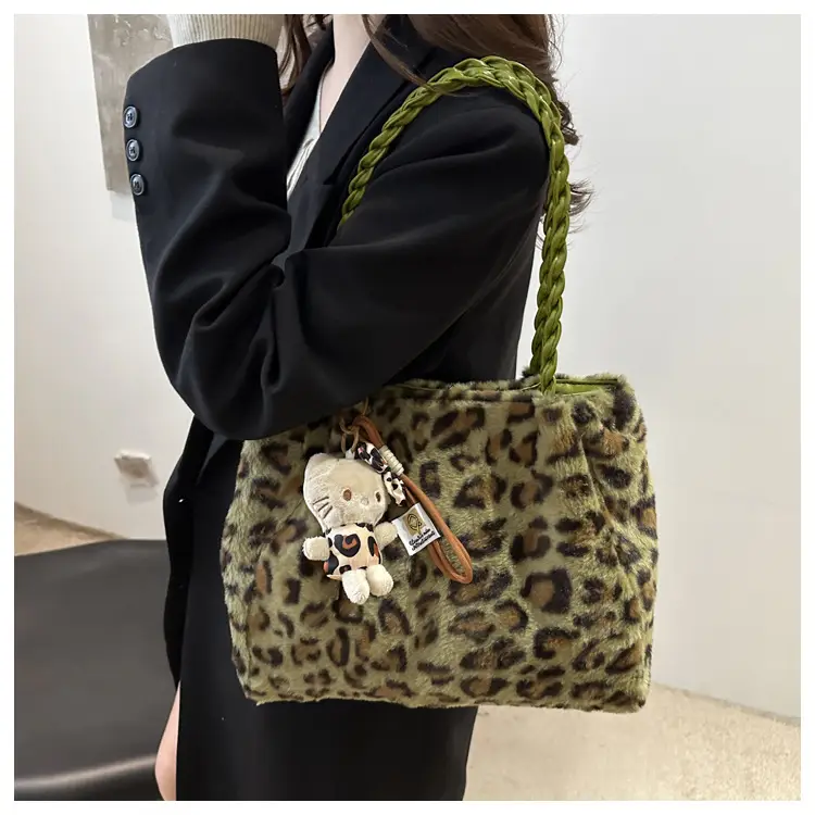 Retro Leopard Print Tote Bag for Women Autumn Winter 2024 — feature 18