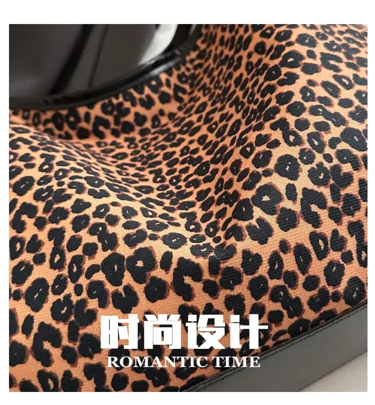 Leopard Print Shoulder Tote Bag Black White 2024 — feature 3