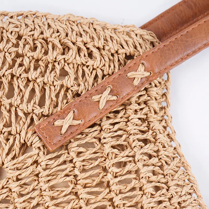 Woven Straw Shoulder Bag for Women Beach Vacation