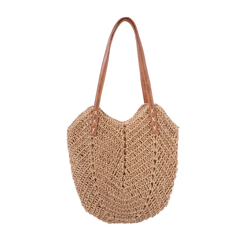 Woven Straw Shoulder Bag for Women Beach Vacation