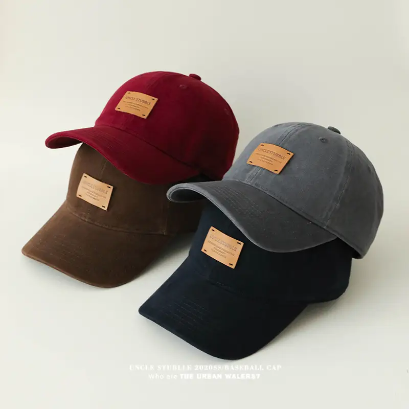 Stubble Uncelebrated Baseball Cap Navy Blue All Season - Image 9
