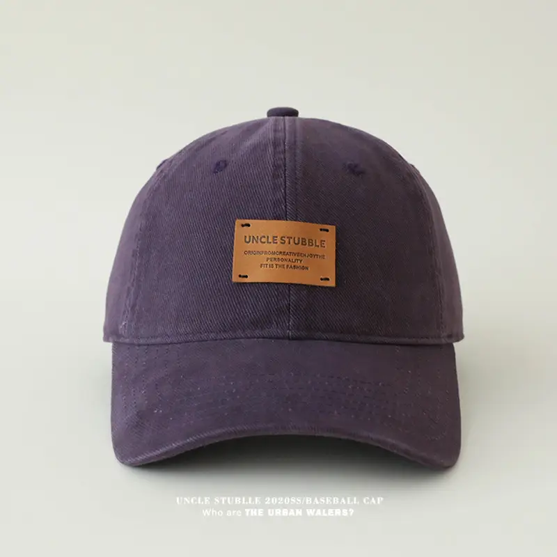 Stubble Uncelebrated Baseball Cap Navy Blue All Season — feature 11