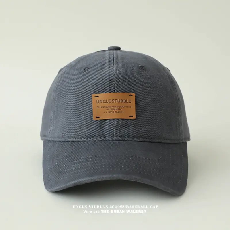 Stubble Uncelebrated Baseball Cap Navy Blue All Season — feature 12