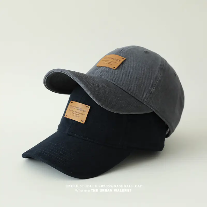 Stubble Uncelebrated Baseball Cap Navy Blue All Season — feature 14