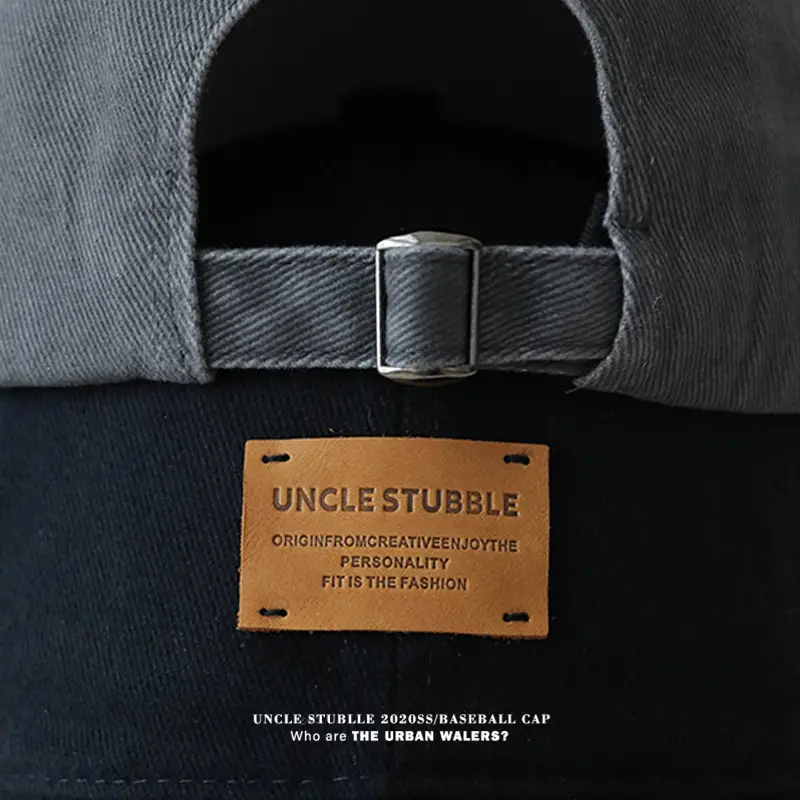 Stubble Uncelebrated Baseball Cap Navy Blue All Season — feature 15
