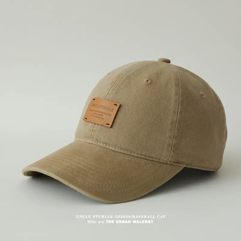Stubble Uncelebrated Baseball Cap Navy Blue All Season — feature 5