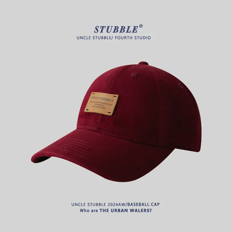 Stubble Uncelebrated Baseball Cap Navy Blue All Season - Image 4