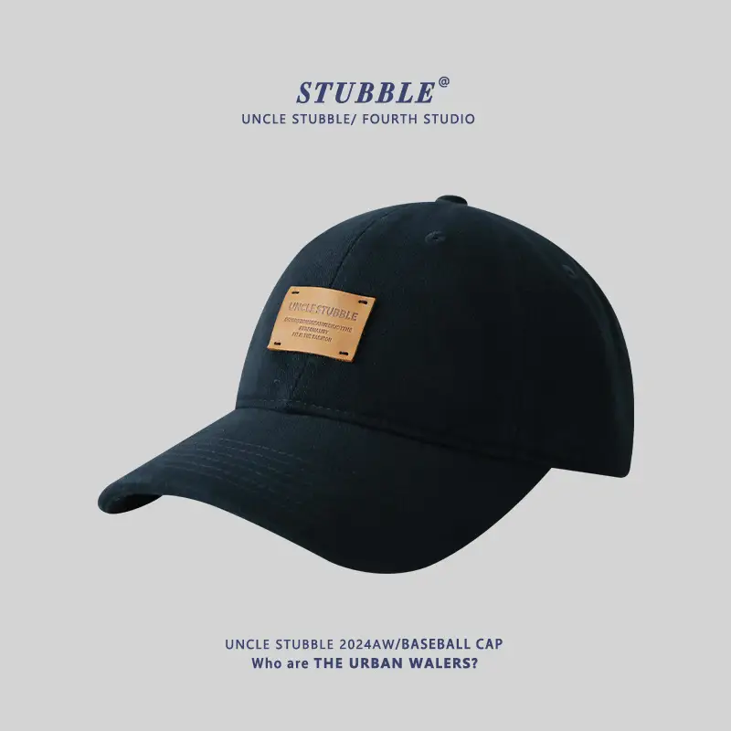 Stubble Uncelebrated Baseball Cap Navy Blue All Season - Image 6