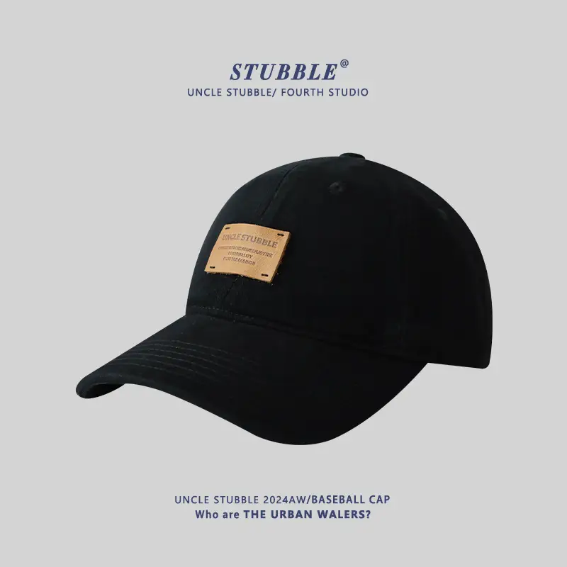 Stubble Uncelebrated Baseball Cap Navy Blue All Season - Image 7