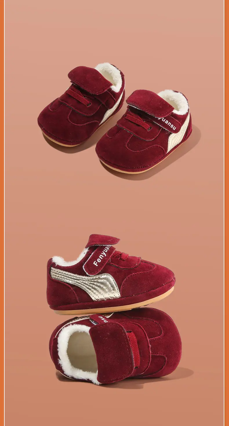Baby Winter Shoes Black Cotton 6-12 Months — feature 25