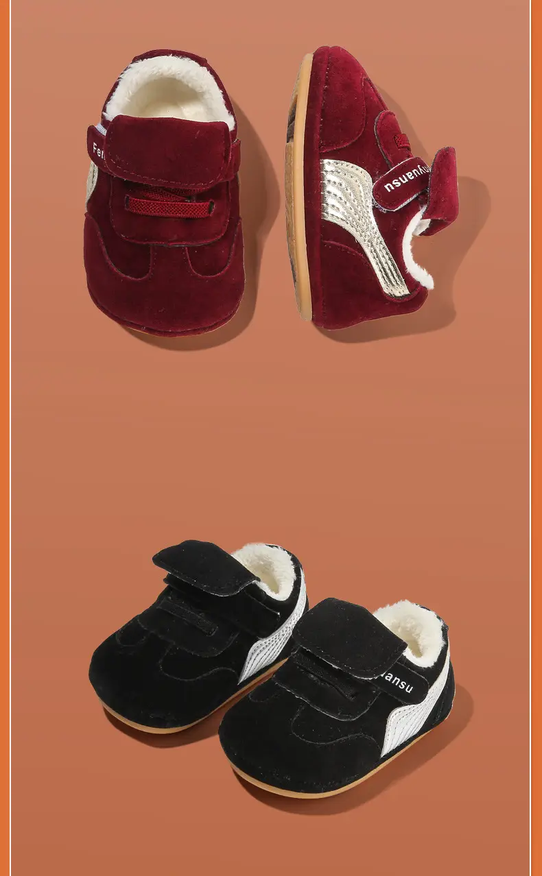 Baby Winter Shoes Black Cotton 6-12 Months — feature 26