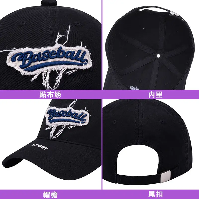 Women Baseball Cap Pink Small Face Wide Brim - Image 7
