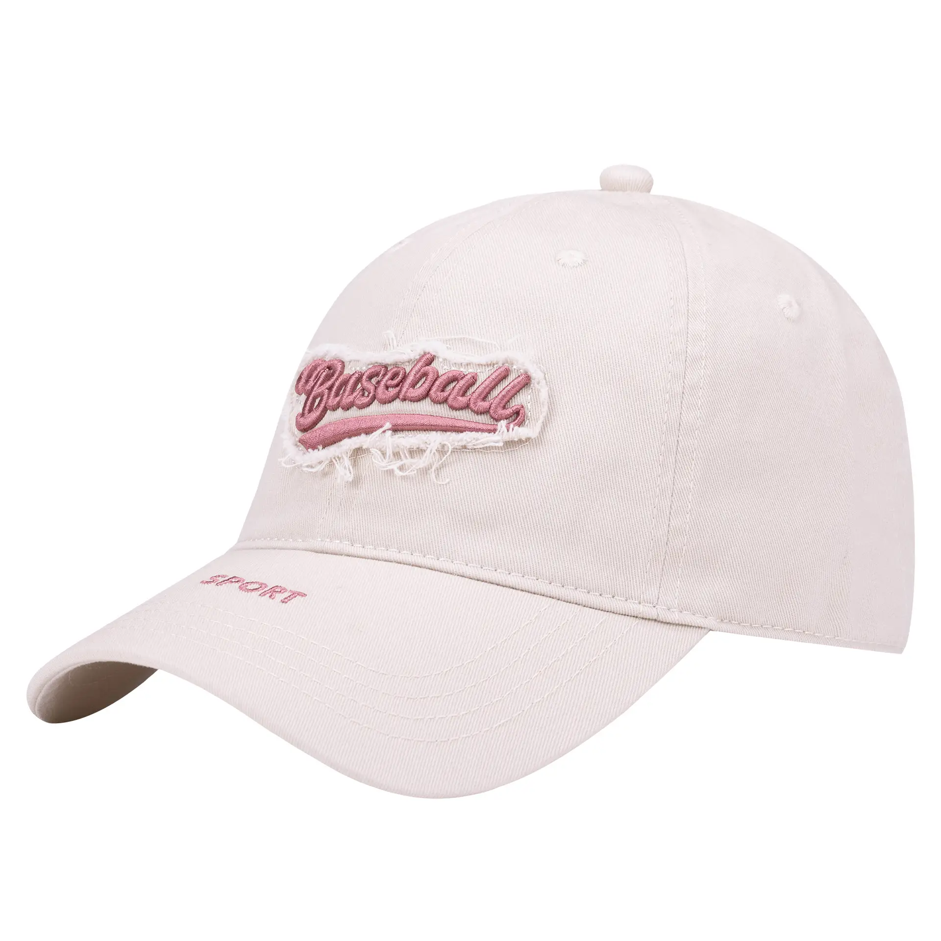 Women Baseball Cap Pink Small Face Wide Brim - Image 10