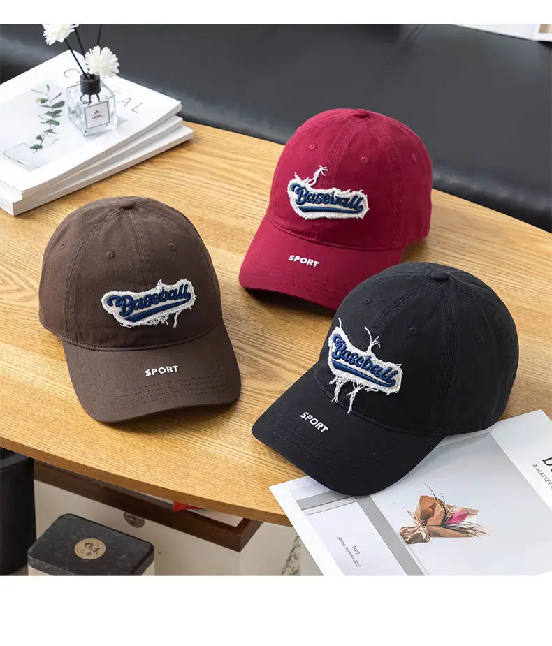 Women Baseball Cap Pink Small Face Wide Brim — feature 10