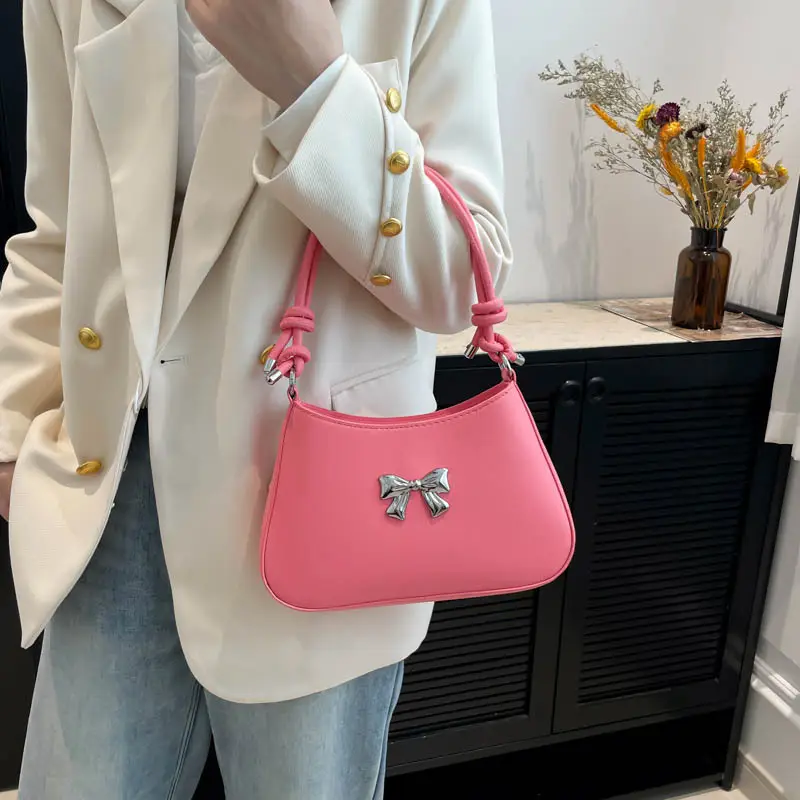Pink Bow Crossbody Bag for Women 2024 - Image 11