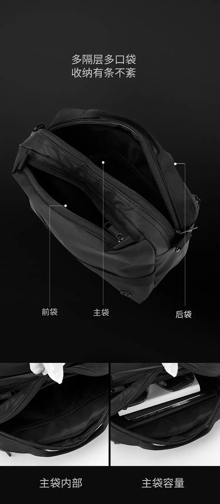 Lightweight Waterproof Square Bag for Women — feature 10