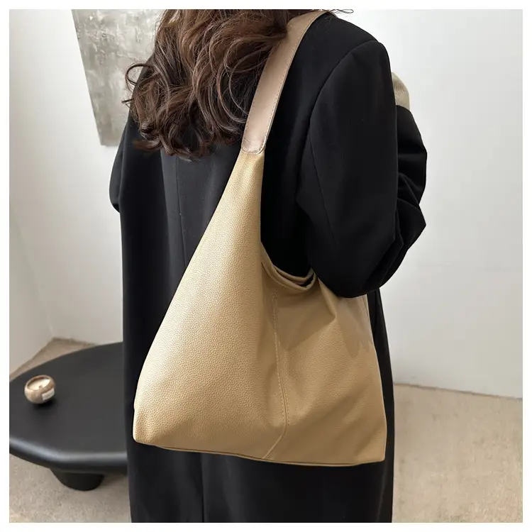 Women's Retro Bucket Shoulder Bag Brown 2024 Winter — feature 10