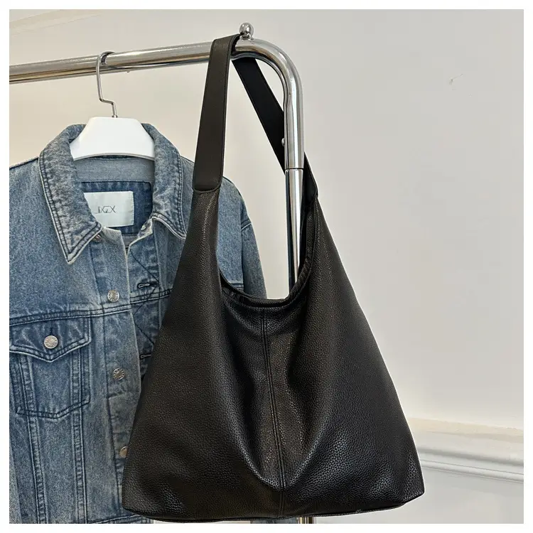 Women's Retro Bucket Shoulder Bag Brown 2024 Winter — feature 18