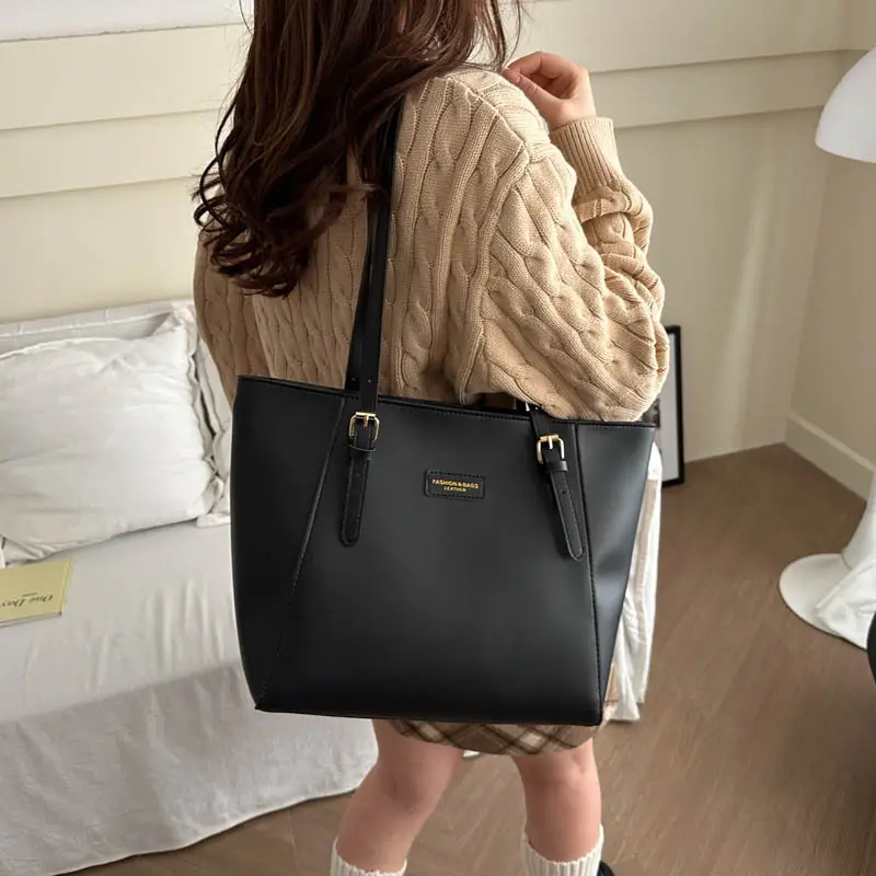 New Korean Style Brown Tote Bag for Women - Image 6