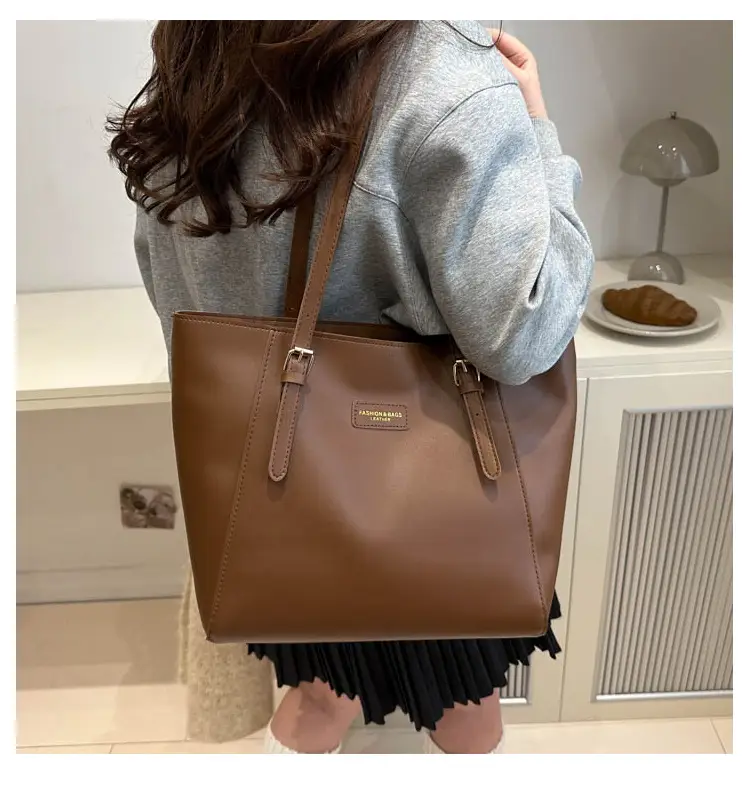 New Korean Style Brown Tote Bag for Women — feature 10