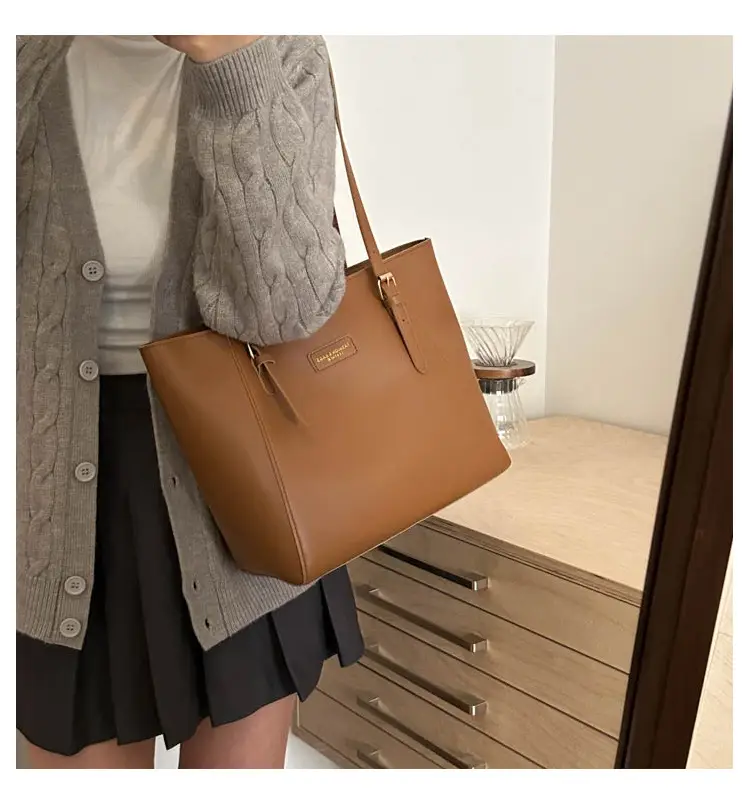 New Korean Style Brown Tote Bag for Women — feature 18