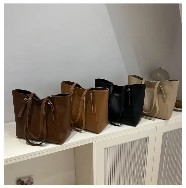 New Korean Style Brown Tote Bag for Women — feature 19
