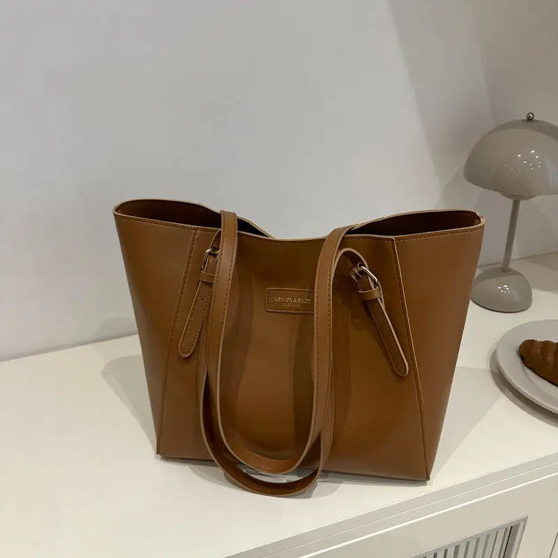 New Korean Style Brown Tote Bag for Women - Image 3