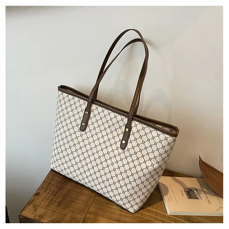 Women Vintage Printed Shoulder Bag Brown 2024 — feature 30