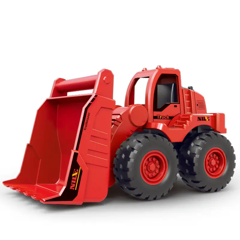 Cross-border Kids Engineering Toy Excavator Red 15.5cm - Image 3