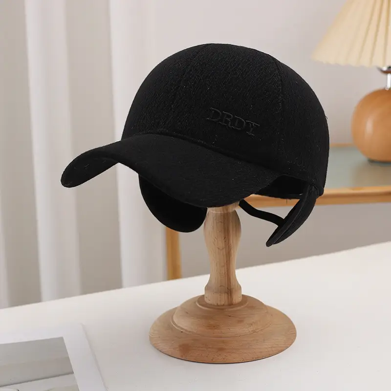 Korean-style Velvet Baseball Cap Women Winter Warm Face Cover - Image 2