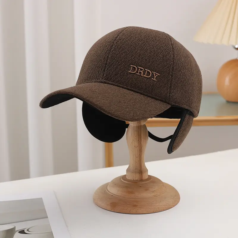 Korean-style Velvet Baseball Cap Women Winter Warm Face Cover - Image 3