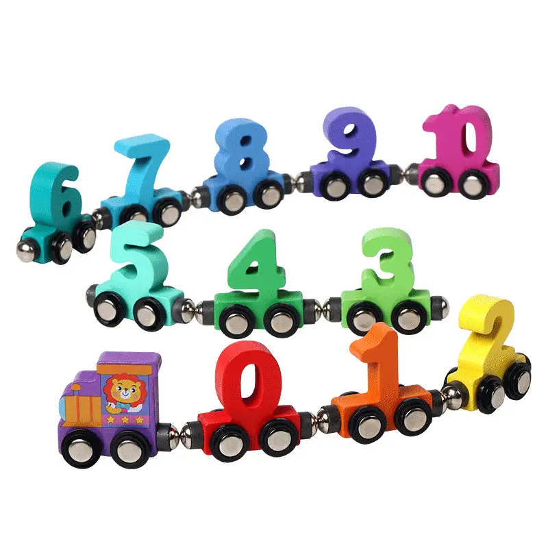 Children Magnetic Color Train Toy 0-10 - Image 12