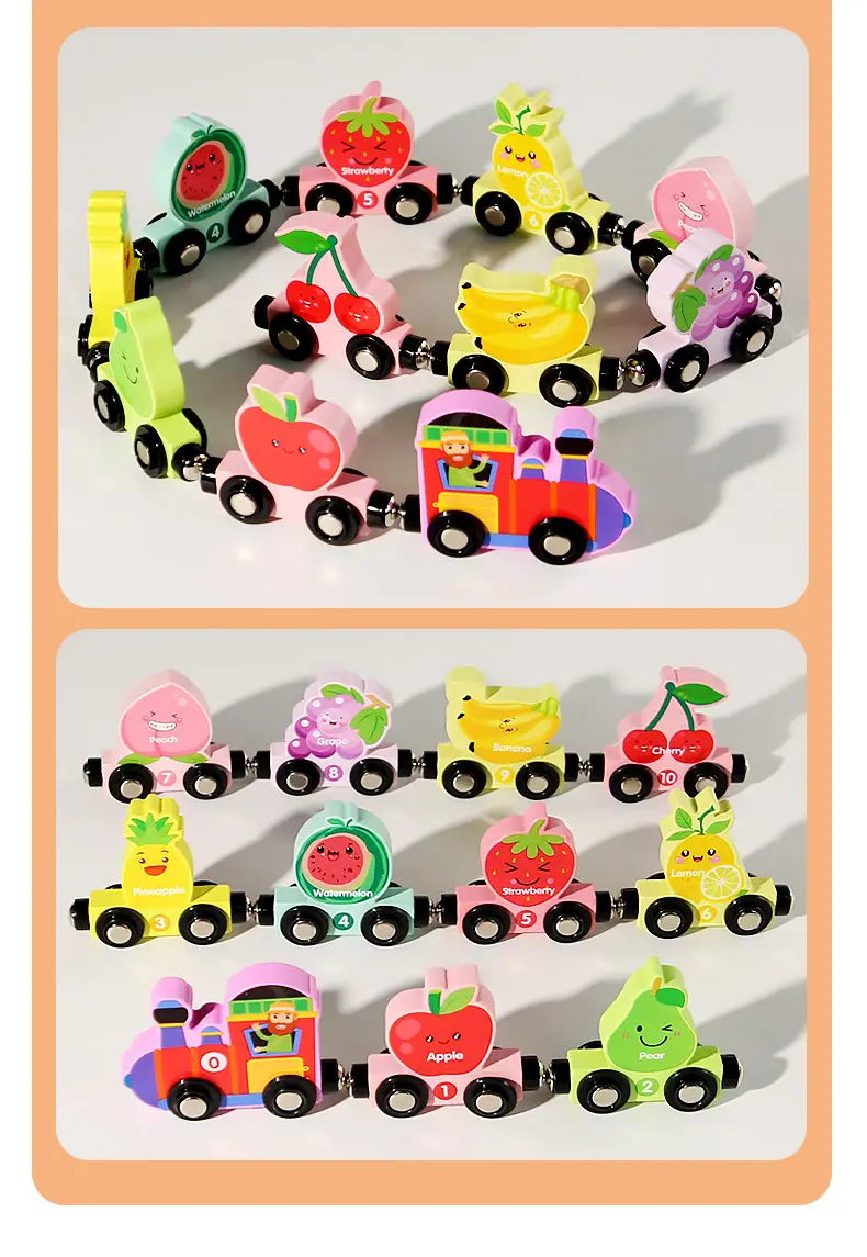 Children Magnetic Color Train Toy 0-10 — feature 12