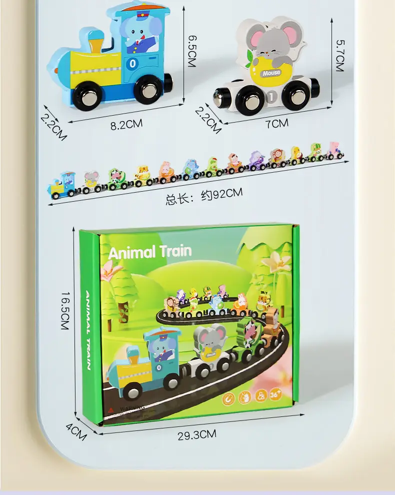 Children Magnetic Color Train Toy 0-10 — feature 16