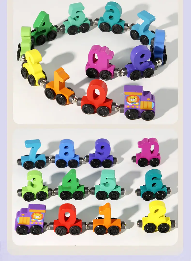 Children Magnetic Color Train Toy 0-10 — feature 18