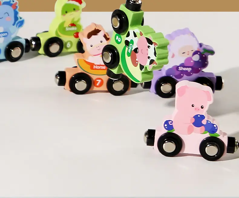 Children Magnetic Color Train Toy 0-10 — feature 5